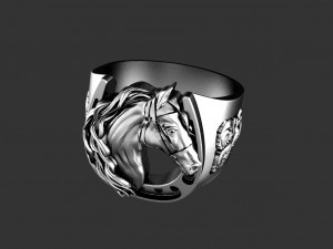 Horse ring 3D-printmodel