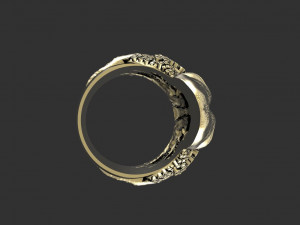 Cthulhu ring Model Cetak 3D