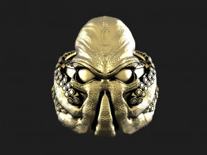 Перстень Ктулху 3D Принт Модель