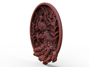 Peacock CNC 3D Принт Модель