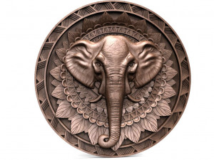 Elephant mandala CNC Model do druku 3D