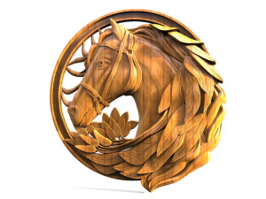 Horse CNC 3Dプリントモデル