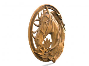Horse CNC 3D Print Model