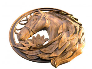 Horse CNC 3D Print Model
