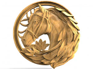 Horse CNC 3D Print Model