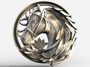 Horse CNC 3D Print Model
