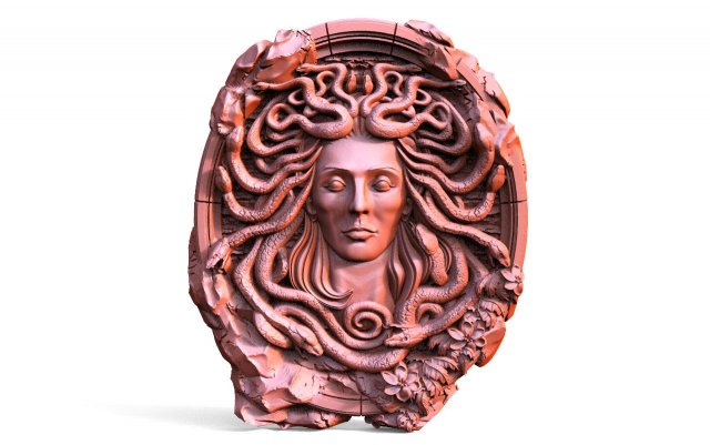 Medusa CNC 3D प्रिंट मॉडल .c4d .max .obj .3ds .fbx .stl .blend 