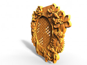 Bee honeycomb wall clock 3D-Druckmodell
