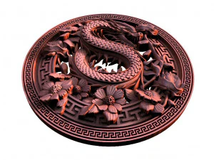 Chinese dragon CNC 3D Print Model