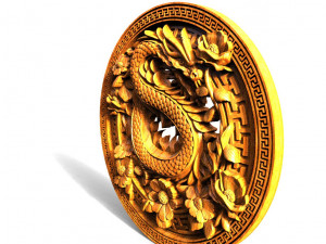Chinese dragon CNC 3D Print Model