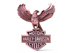 AigleHarley-Davidson CNC Modèles 3D en vedette