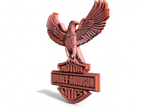 EagleHarley-Davidson CNC 3D Принт Модель