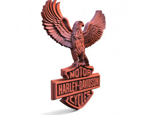 EagleHarley-Davidson CNC 3D Принт Модель