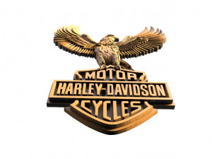 EagleHarley-Davidson CNC 3D Принт Модель