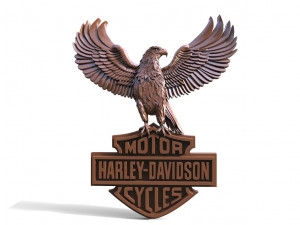 EagleHarley-Davidson CNC 3D Принт Модель