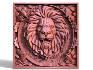 Lion CNC 3D Print Model