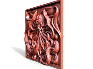 Cthulhu CNC 3D 프린트 모델