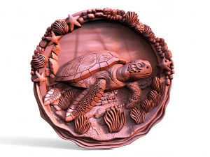 Черепаха с ЧПУ 3D Принт Модель