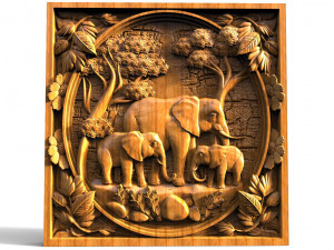 Elephants CNC Modello di stampa 3D