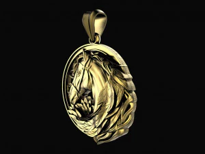 Horse pendant 3D Print Model