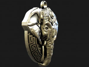 ELEPHANT PENDANT 3D Print Model