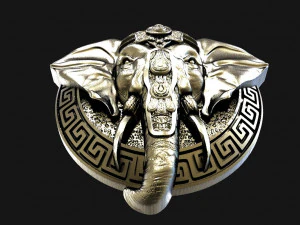 ELEPHANT PENDANT 3D Print Model