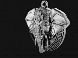 ELEPHANT PENDANT 3D Print Model