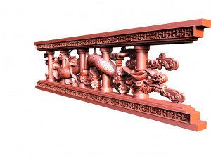 Chinese dragon CNC 3D 프린트 모델