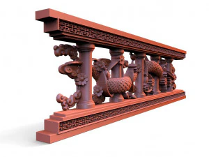 Chinese dragon CNC 3D Print Model