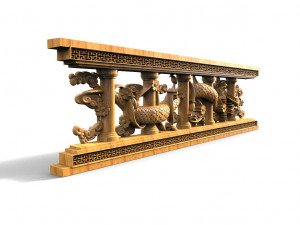 Chinese dragon CNC 3D 프린트 모델