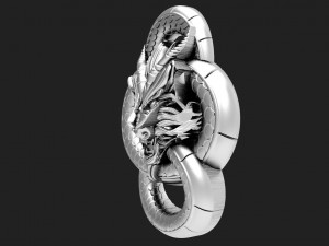 Dragon pendant Modello di stampa 3D