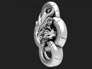 Dragon pendant 3D Print Model
