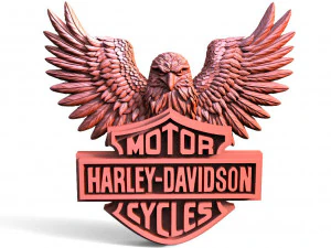 Harley-Davidson Eagle CNC 3D printmodel