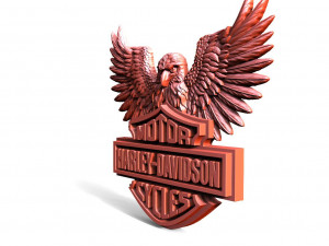 Harley-Davidson Eagle CNC 3D Print Model