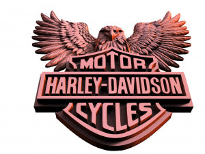 Harley-Davidson Eagle CNC 3D Print Model