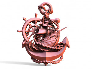 Ship CNC 3D Print Model