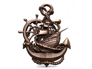 Ship CNC 3D Print Model