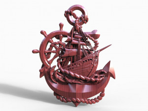 Ship CNC Modello di stampa 3D