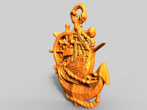 Ship CNC 3D Print Model