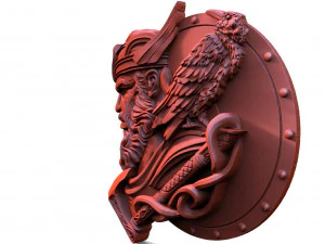 Odin VIking CNC 3D Print Model