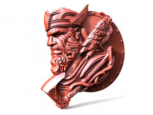 Odin VIking CNC 3D Print Model