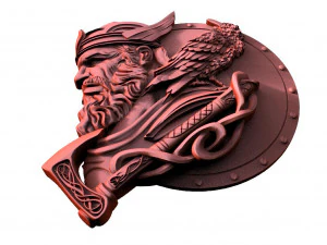 Odin VIking CNC 3D Print Model