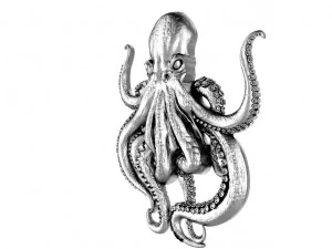 Octopus pendant 3D Print Model