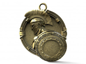 Spartan pendant 3D-Druckmodell