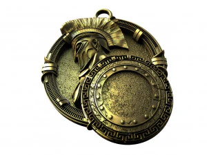 Spartan pendant 3D Print Model