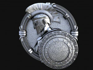 Spartan pendant 3D Print Model