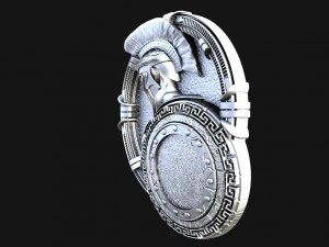 Spartan pendant 3D Print Model
