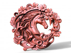 Paard CNC 3D printmodel
