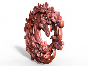 Horse CNC 3D-printmodel