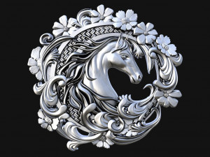 Horse CNC 3D-printmodel